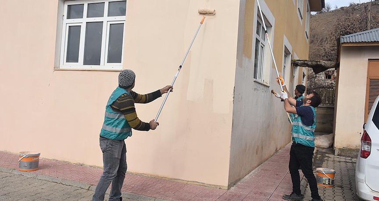 denetimli serbestlik yukumluleri 1534 okulun bakim ve onarimini yapti h1wY1Vjd